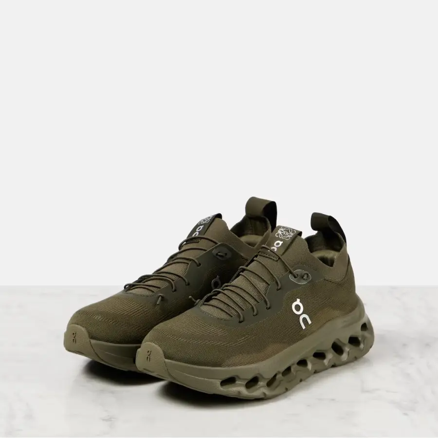 LOEWE Army green sneakers