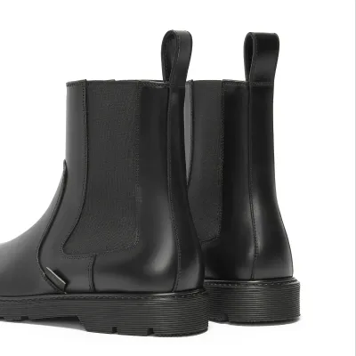 LOEWE Black ox leather Blaze Chelsea boots