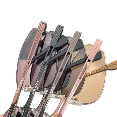 Prada glasses black/grey/tawny/purple color Size 59口16-147