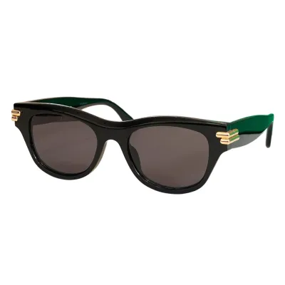 Bottega Veneta Wayfarer glasses green white/white/leopard/black grey/black/black brown color Size 132口1-120