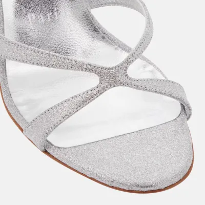 Christian Louboutin Silver stiletto heels and high-heeled sandals