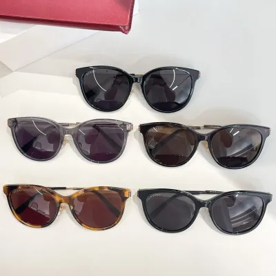 Gucci Boston frame glasses black gold/black silver/yellow leopard/leopard brown/grey purple color Size 56口18-145