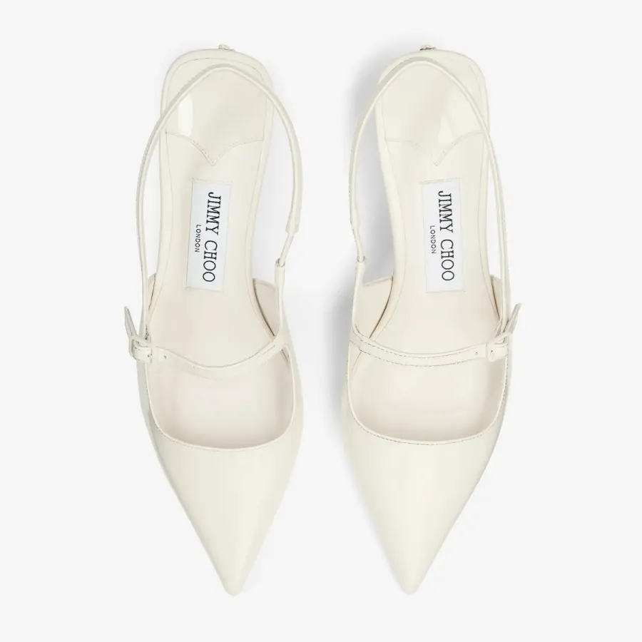 JIMMY CHOO Patent leather heels with pointed toes