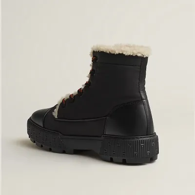 HERMES Fresh Black ankle boots