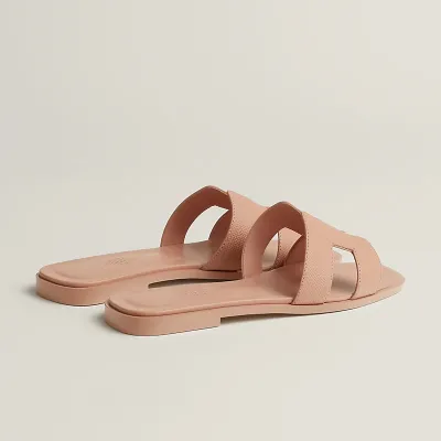 HERMES Oran pink Slippers