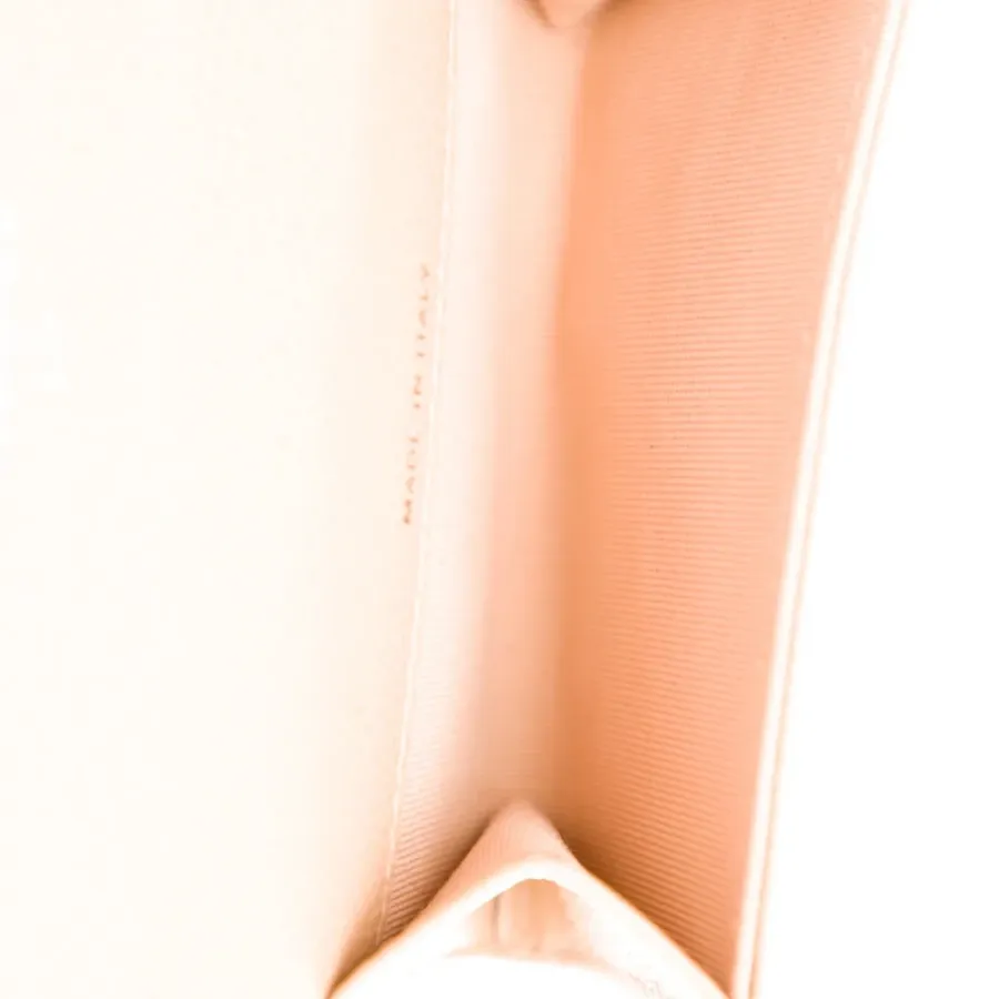 Chanel Small Interlocking CC Logo Compact Wallet Quilted Caviar Leather Silver Hardware