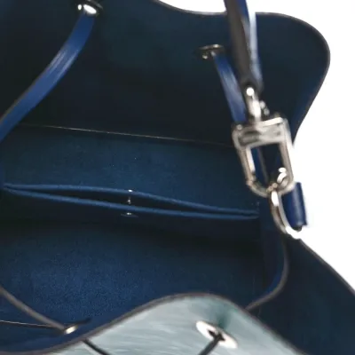 Louis Vuitton NeoNoe BB Emerald Green / Indigo Epi Leather Silver Hardware