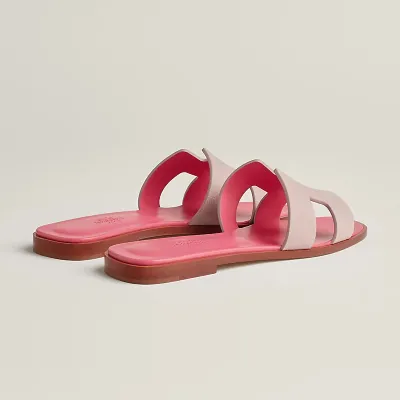 HERMES Oran pink Slippers