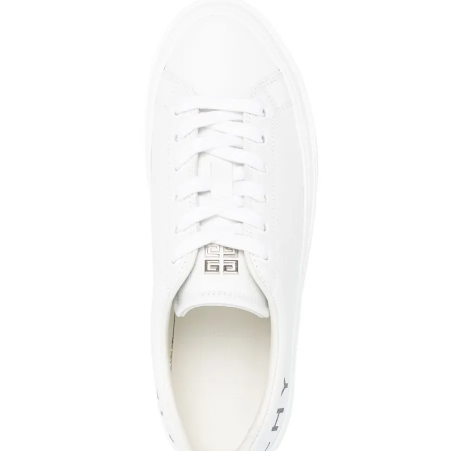 GIVENCHY Printed leather low-top sneakers