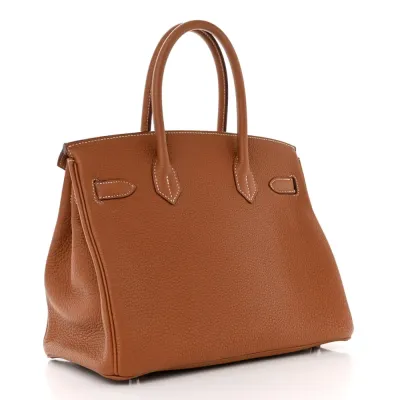 Hermès Birkin  Brown Epsom Leather Palladium Hardware