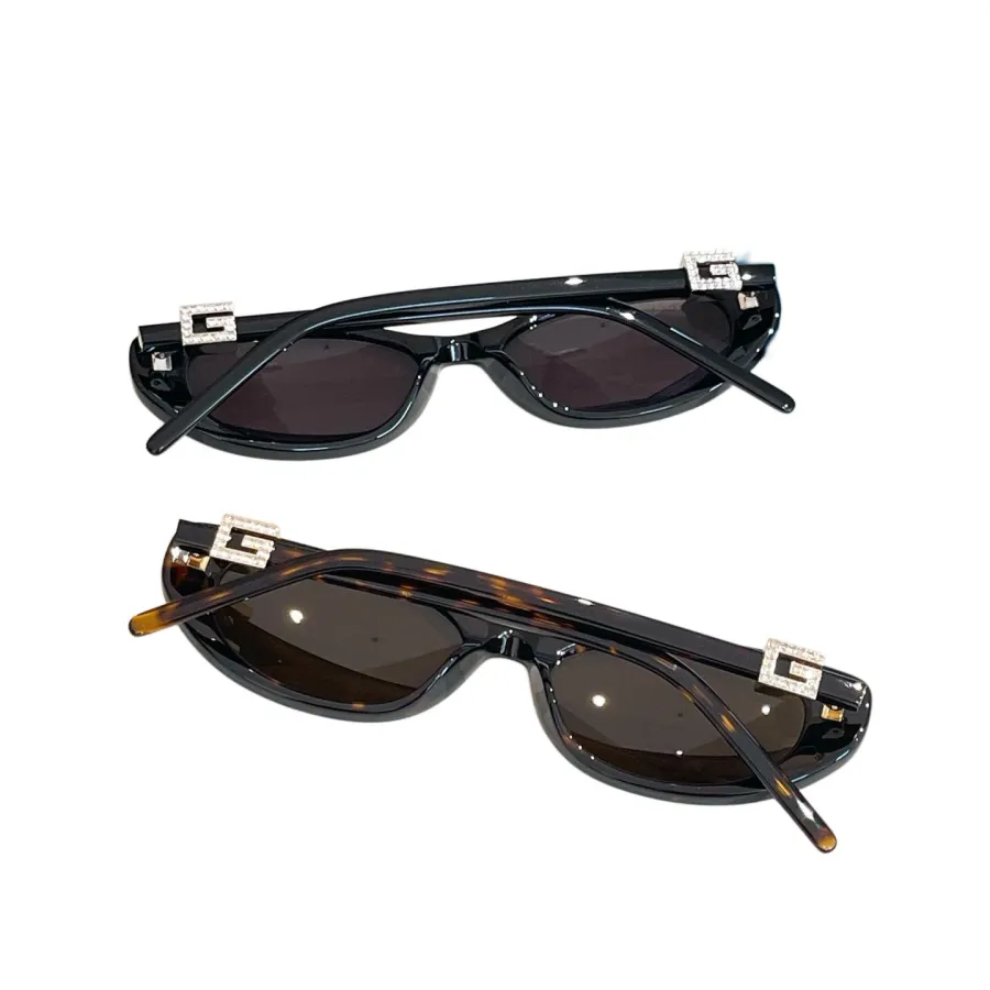 Gucci Oval glasses black silver/leopard gold color Size 52口17-140