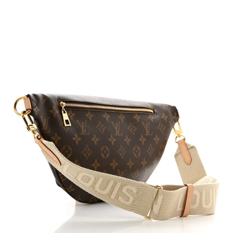 Louis Vuitton High Rise Bumbag PM Monogram Canvas Gold Hardware