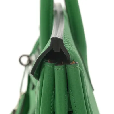 Hermès Verso Birkin 25 Bambou/Caramel Togo Leather Palladium Hardware