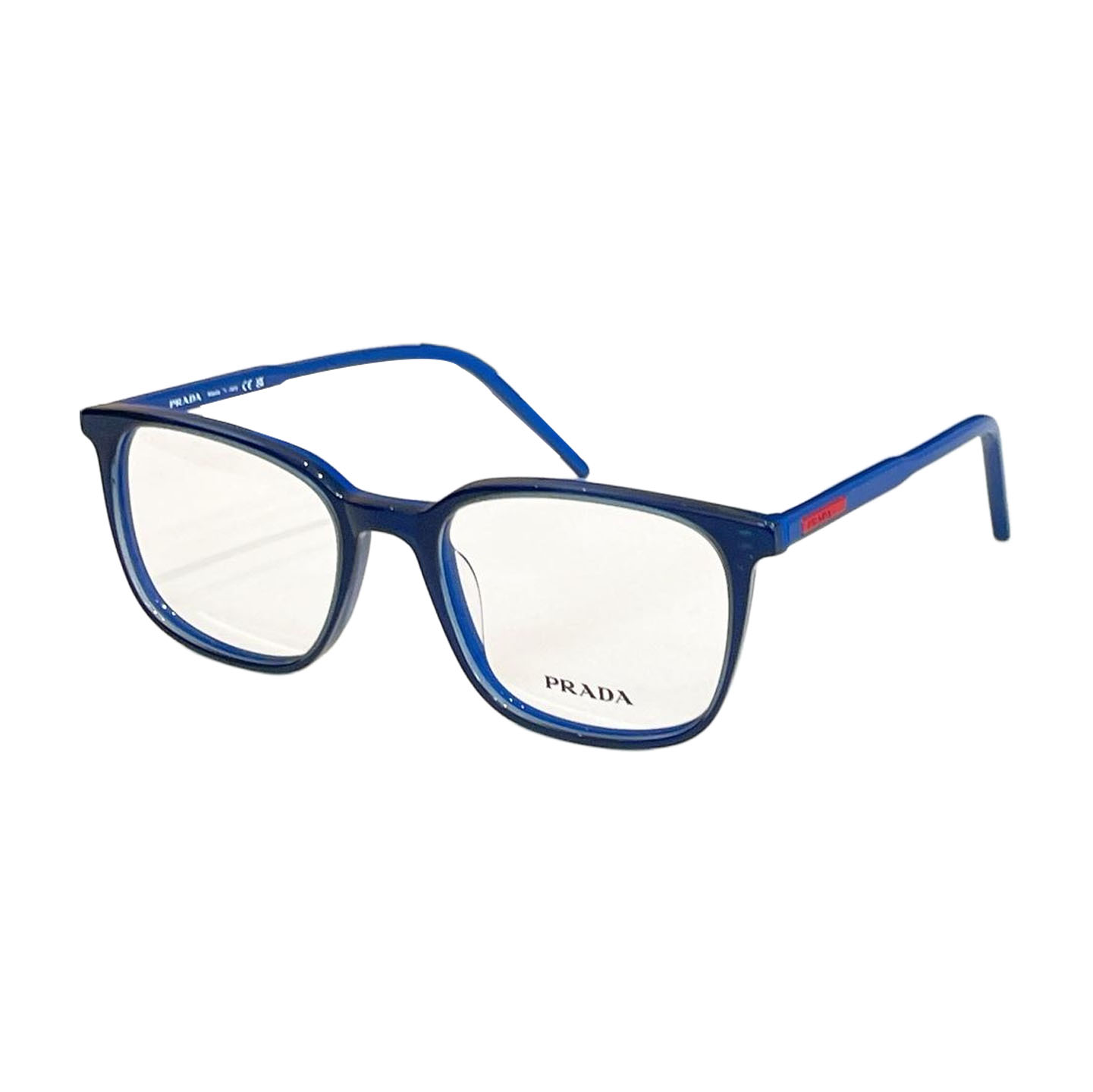 Óculos Prada Wayfarer azul/marrom/cinza/preto/leopardo lente transparente Tamanho 53口21-145