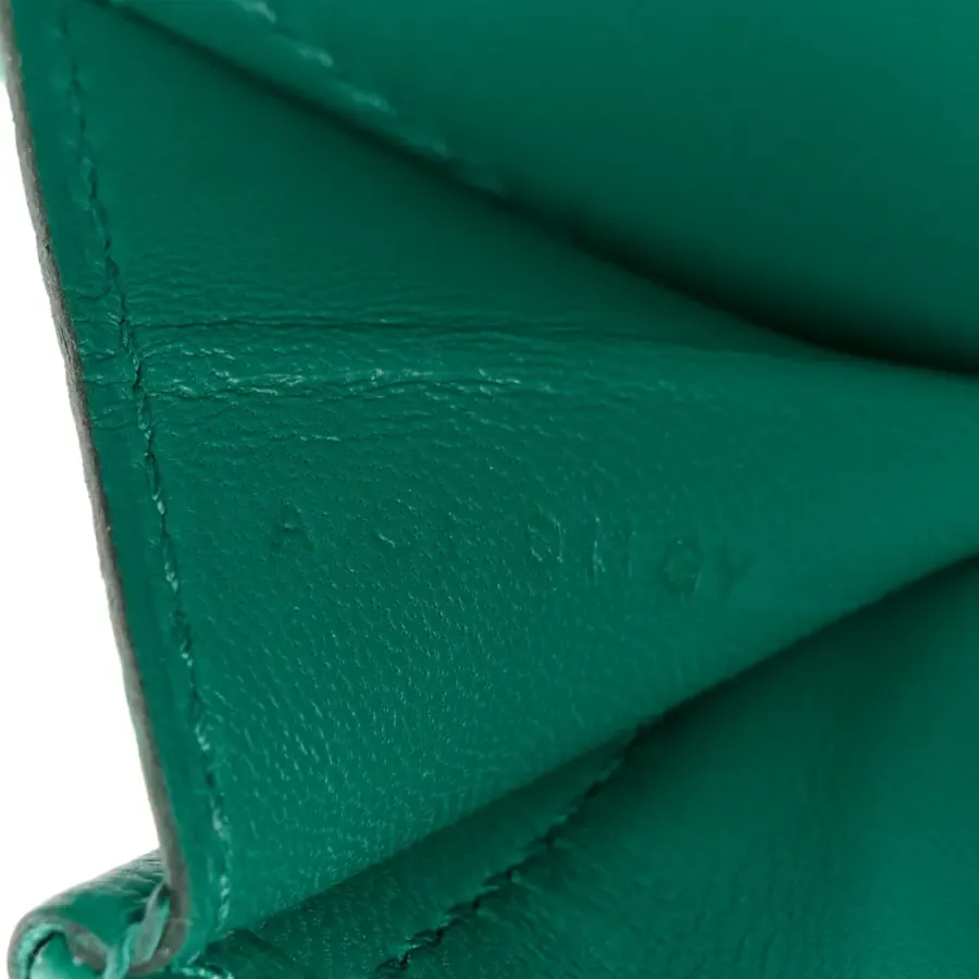 Hermès Jige Elan 29 Clutch Vert Vertigo Evercolor Leather