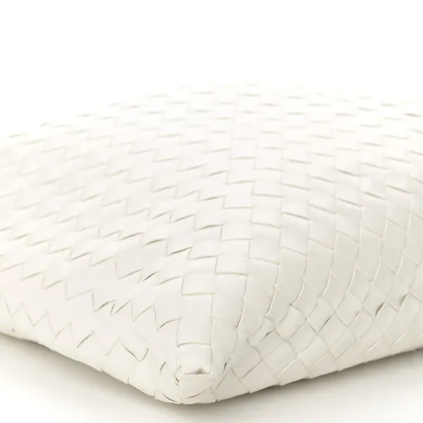 Bottega Veneta Large Intrecciato Hop White Nappa Leather - Image 4