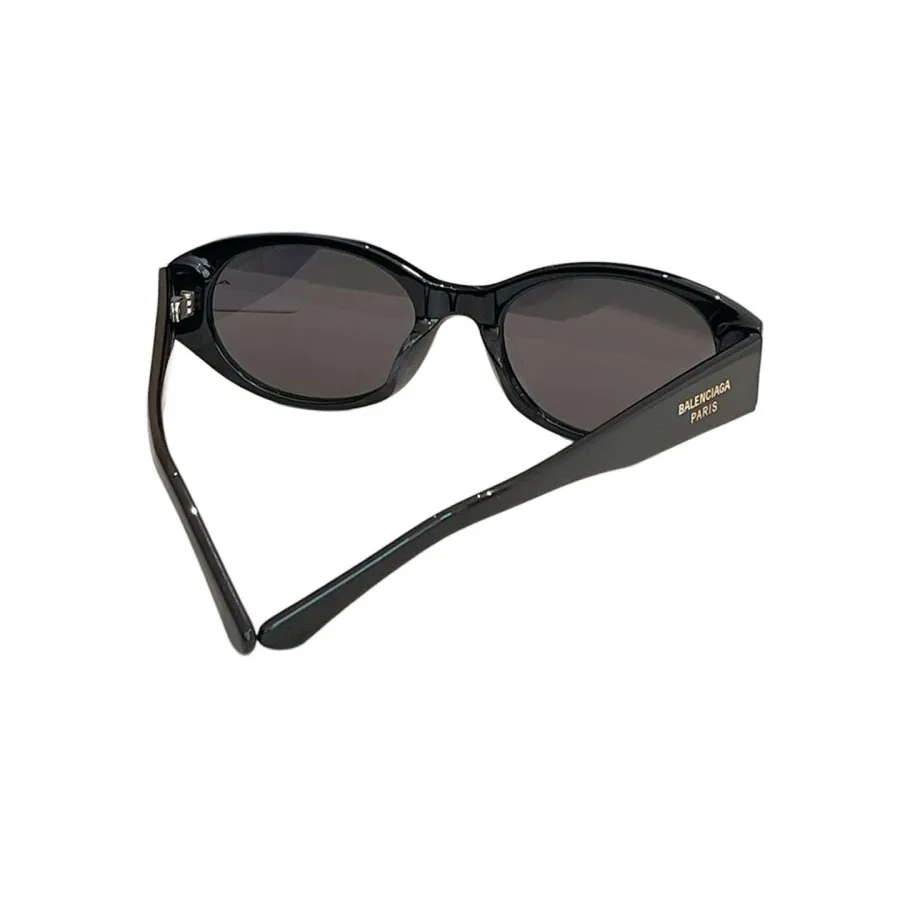 Balenciaga Oval glasses black/leopard/burgundy color Size 55口20-145