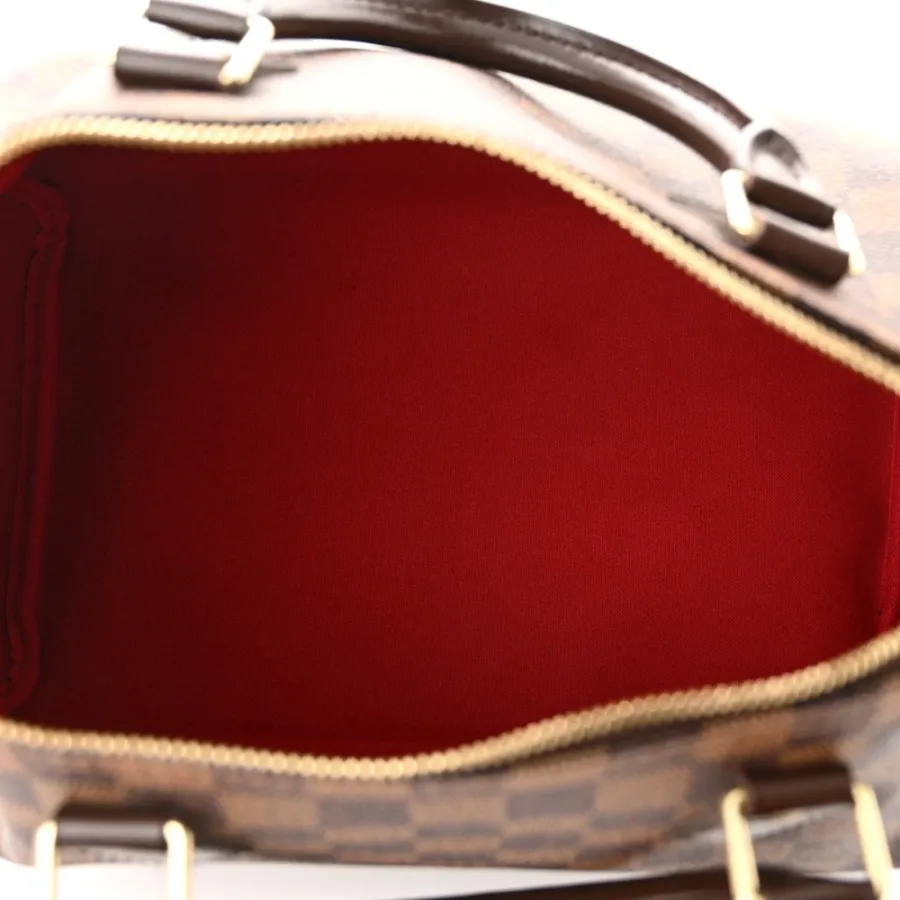 Louis Vuitton Speedy 30 Damier Ebene Canvas Gold Hardware