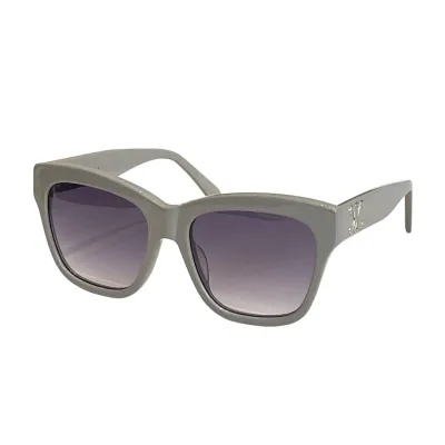 Celine square frame glasses brown/ivory/leopard/black/grey color Size 58口21-125