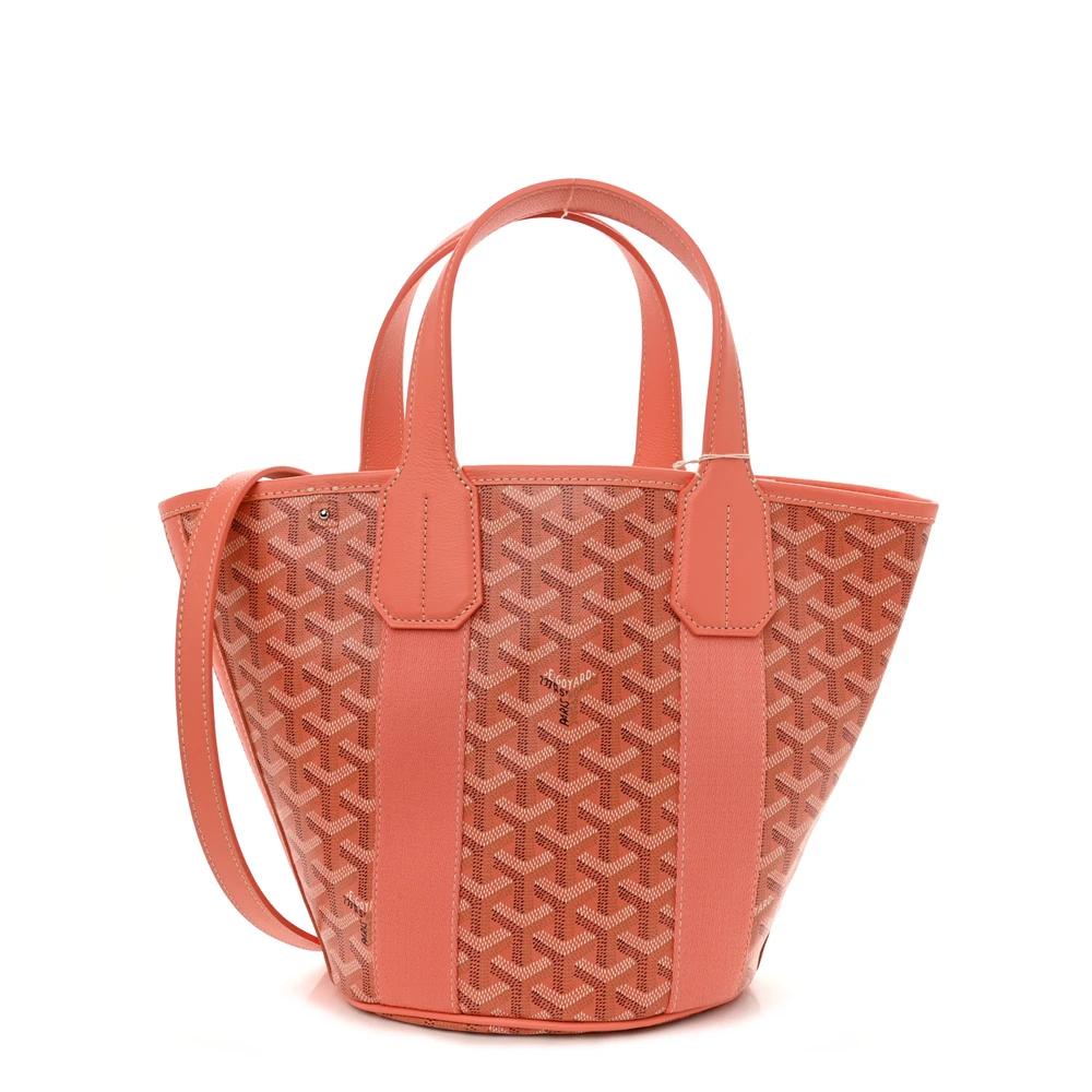 Goyard Bolsa Belharra PM Coral em Lona Goyardine