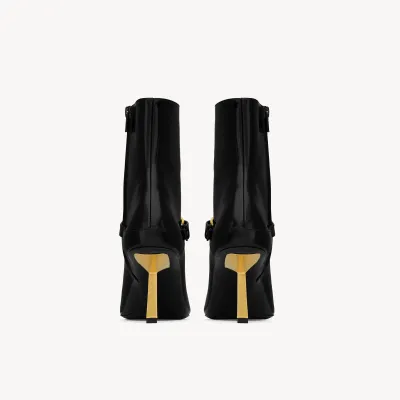 Yves Saint Laurent Mirror leather ankle boots