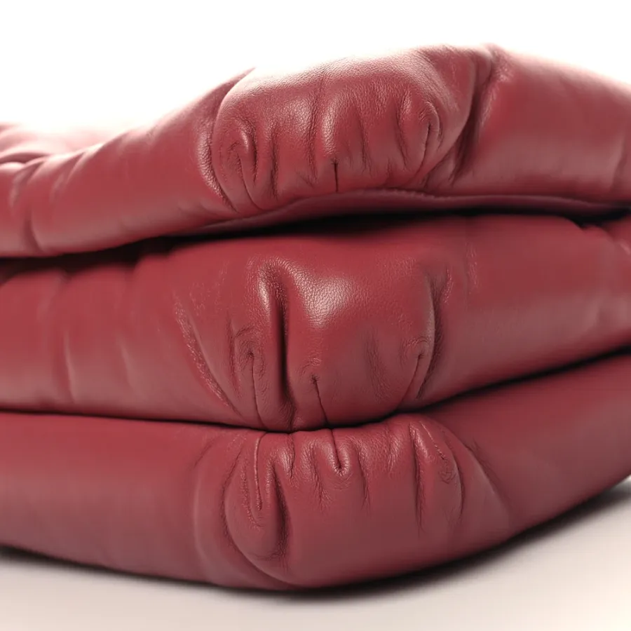 Loewe Goya Puffer Bag Medium Plumrose Lambskin Leather Gold Hardware