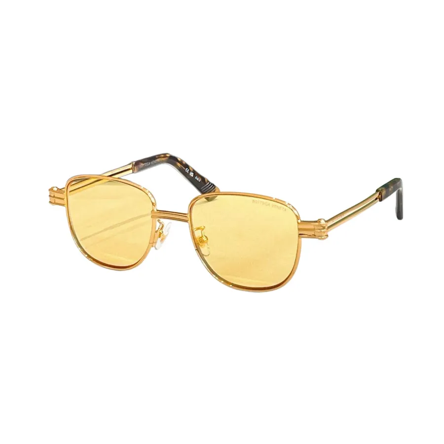 Bottega Veneta glasses blue orange/brown silver/brown gold/silver/black gold/yellow color Size 51口18-150