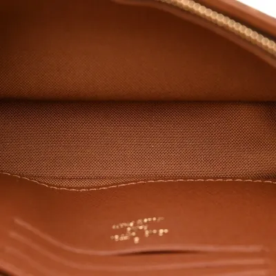 Louis Vuitton Ivy Wallet On Chain PM Monogram Canvas Gold Hardware