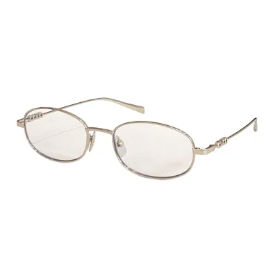 Gucci Oval glasses rose gold with guccissima/silver/gold/rose gold/pink rose gold/green silver/black gold/red silver color Size 52口18-145