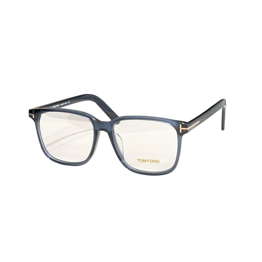 Tom Ford square frame glasses blue/grey/leopard/transparent/tawny/green color Size 55口18-140