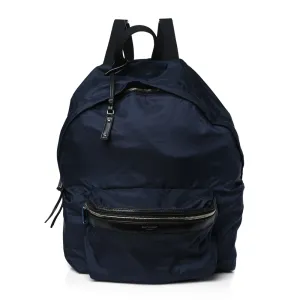 Saint Laurent Small Fold-Up Backpack Belt Bag Navy Nylon City