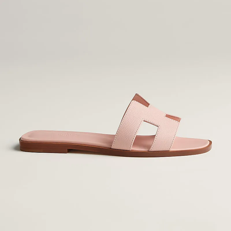 HERMES Oran pink Slippers