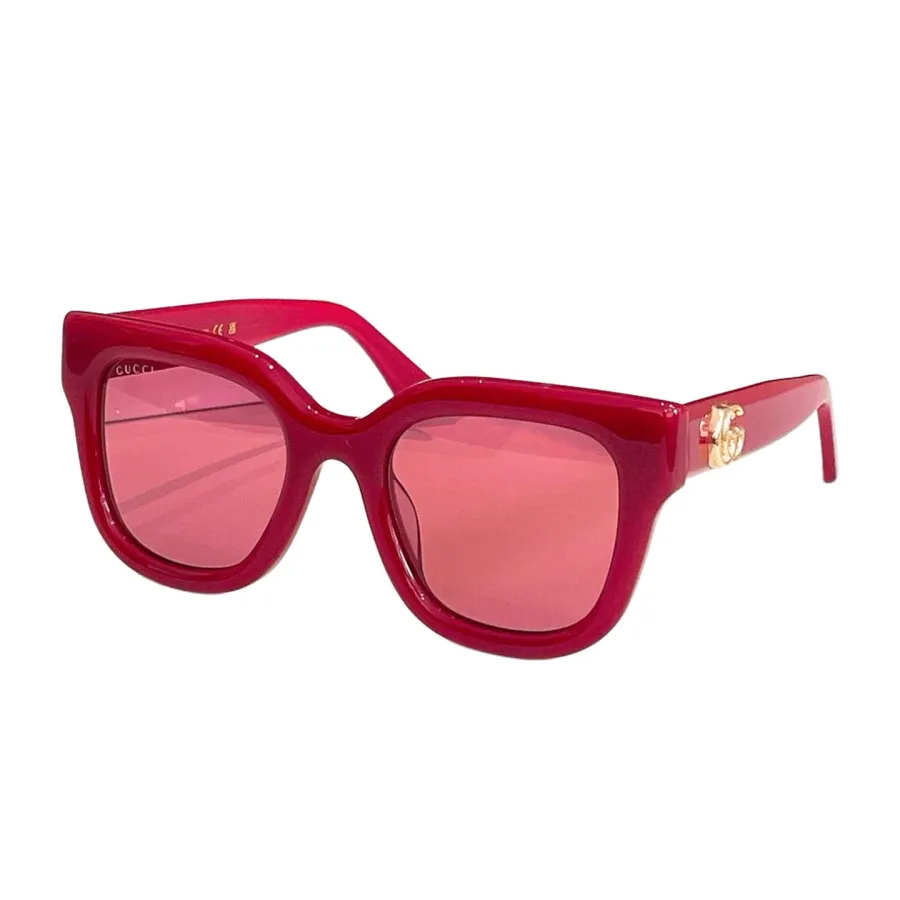 Gucci square frame glasses blue/red/black/white/leopard color Size 51口22-145