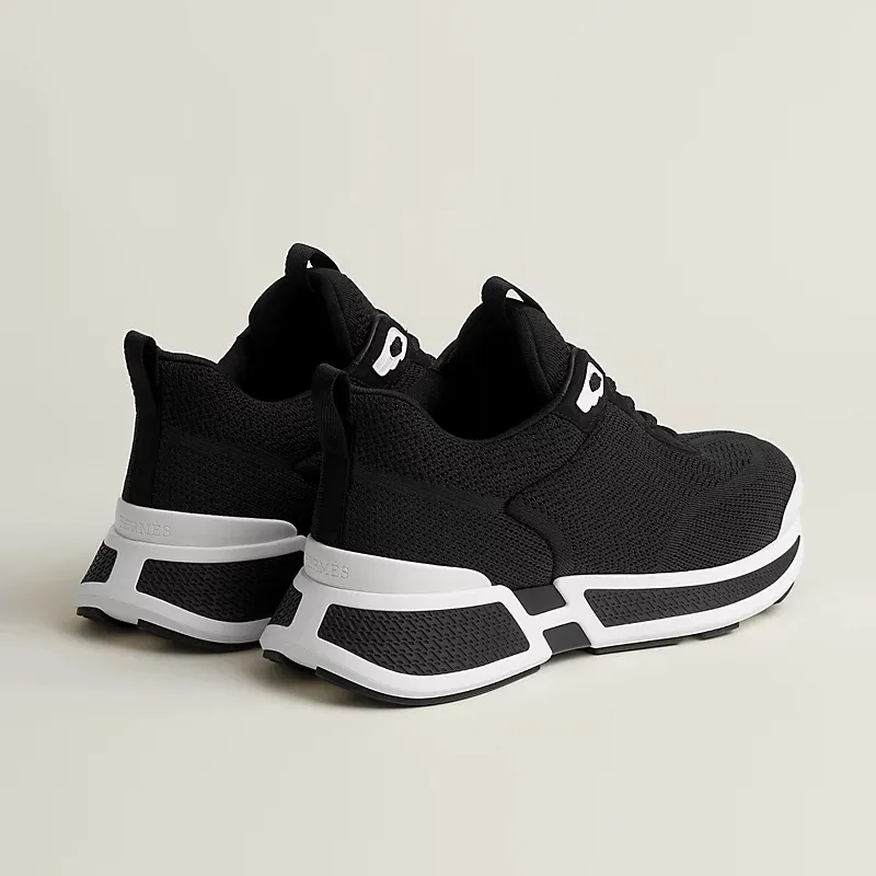 HERMES Heros Sneakers Black Sports Shoes