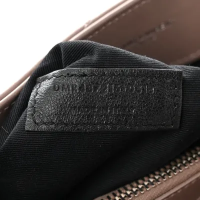 Saint Laurent Medium Loulou Chain Satchel Mink Y-Quilted Monogram Calfskin Leather Silver Hardware