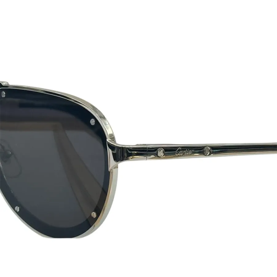 Cartier Pilot glasses black silver/black gold/blue/brown color Size 55-17-145