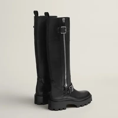HERMES Jaime Black boots