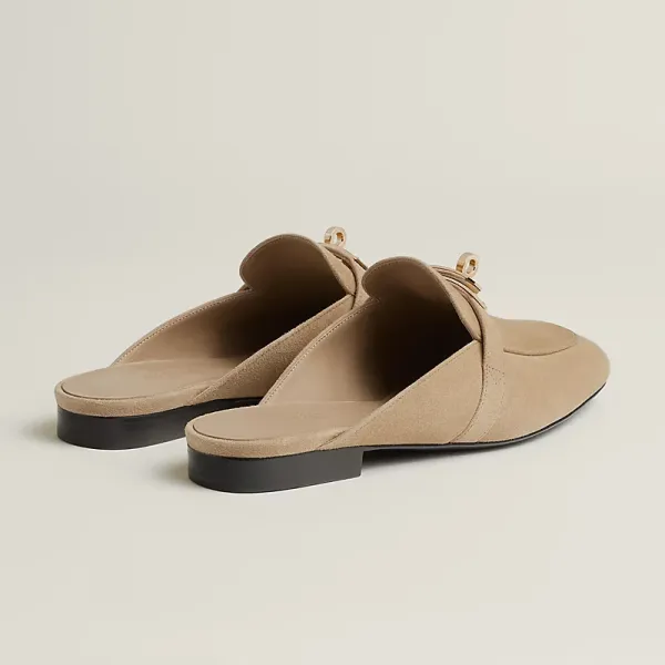 HERMES Oz Mule Beige color Slippers - Image 2