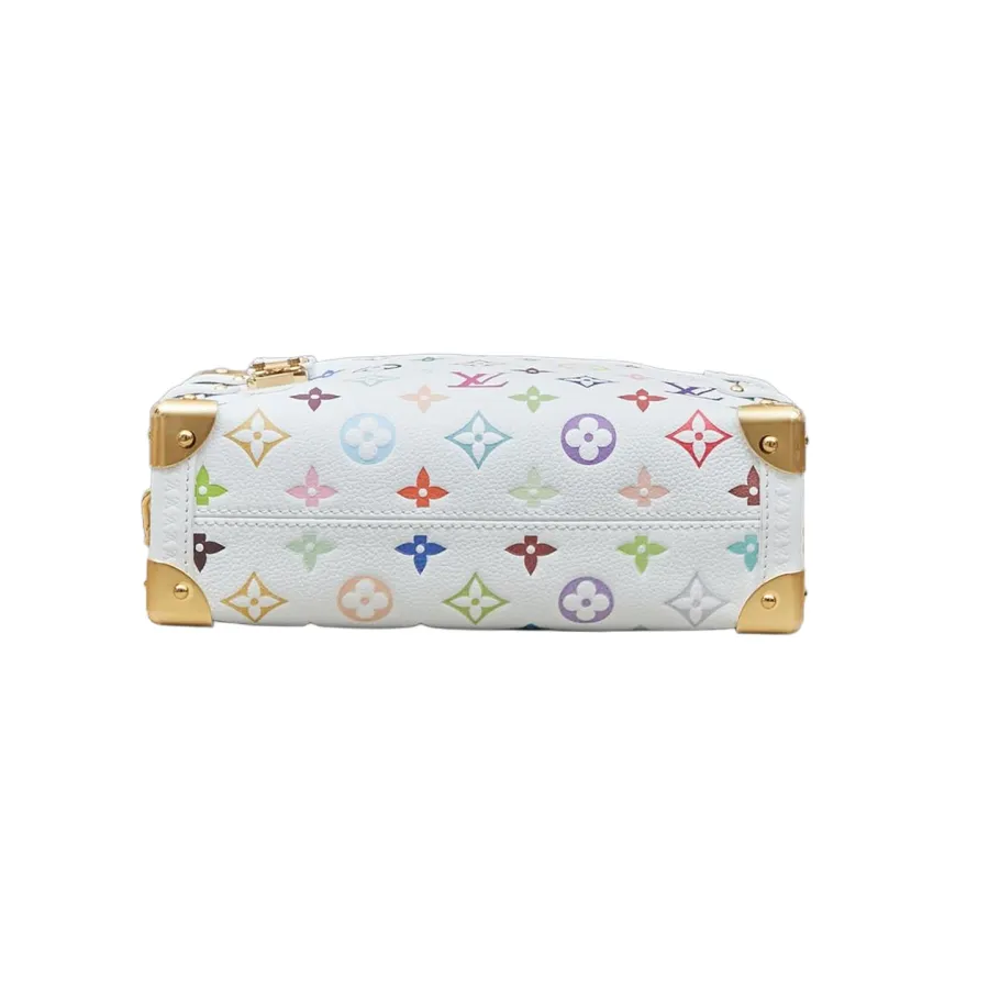 Louis Vuitton x Murakami Takashi Side Trunk MM Multicolor White Gold Hardware