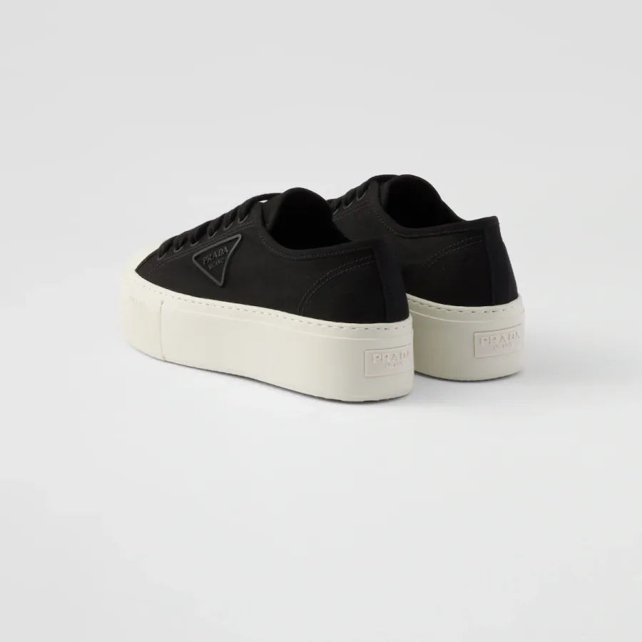 PRADA Black lace-up sneakers