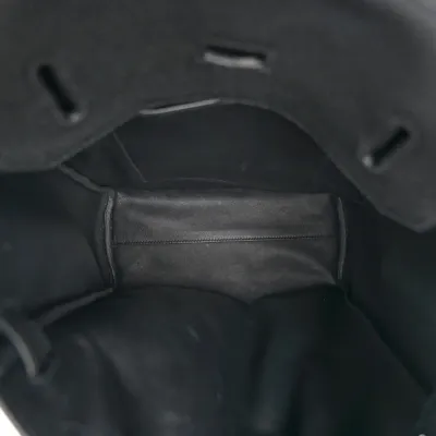 Hermès HAC à Dos GM Backpack Black Togo Leather Palladium Hardware