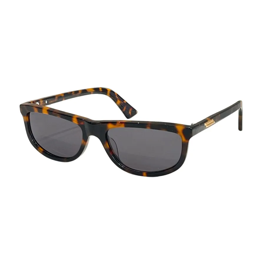 Bottega Veneta square frame glasses leopard black/leopard green/leopard brown/black/moccasin/orange black/red color Size 49口21-145