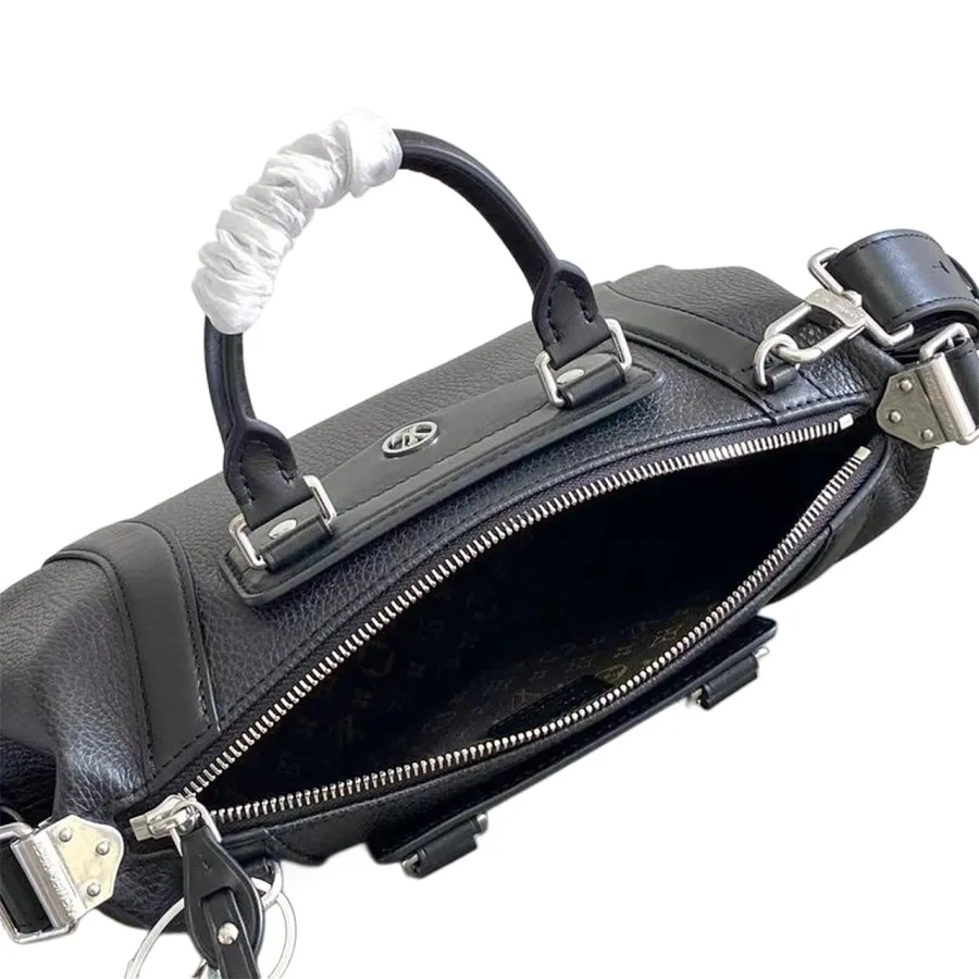 Louis Vuitton Biker PM Black Lambskin Leather Silver Hardware