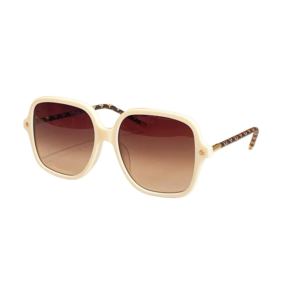 Louis Vuitton square frame glasses cerise/blue/white/leopard brown/black/eggplant/leopard color Size 53口22-145