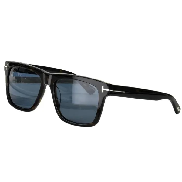 Tom Ford square frame glasses grey/black/blue black/yellow black/tawny black/sepia black/leopard green/leopard blue color Size 58-17-145 - Image 4