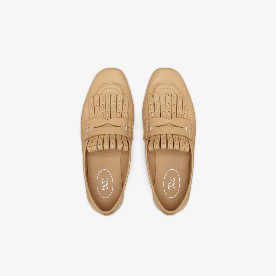 FENDI Beige loafers