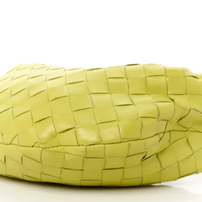 Bottega Veneta Mini Intrecciato Jodie Kiwi Nappa Leather