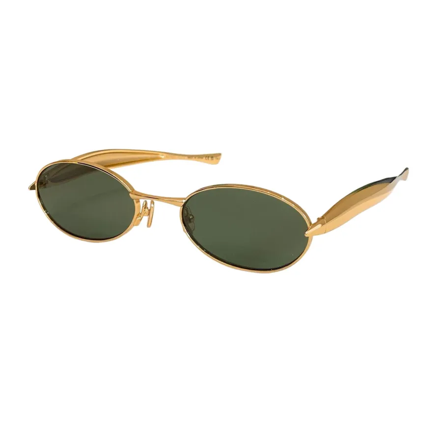 Bottega Veneta Oval glasses blue/coral/rust/green/brown/black gold/eggplant color Size 54口18-145