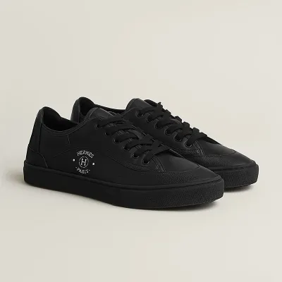 HERMES Get Sneakers Black Sports Shoes
