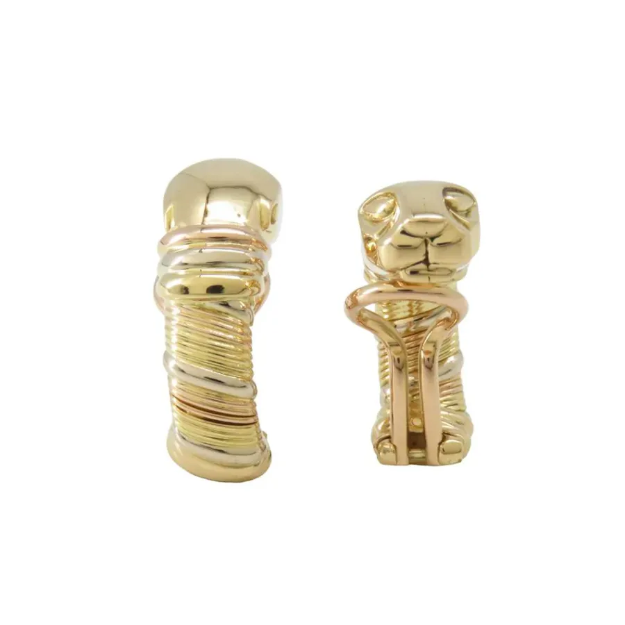 CARTIER PANTHERE Cougar Earrings